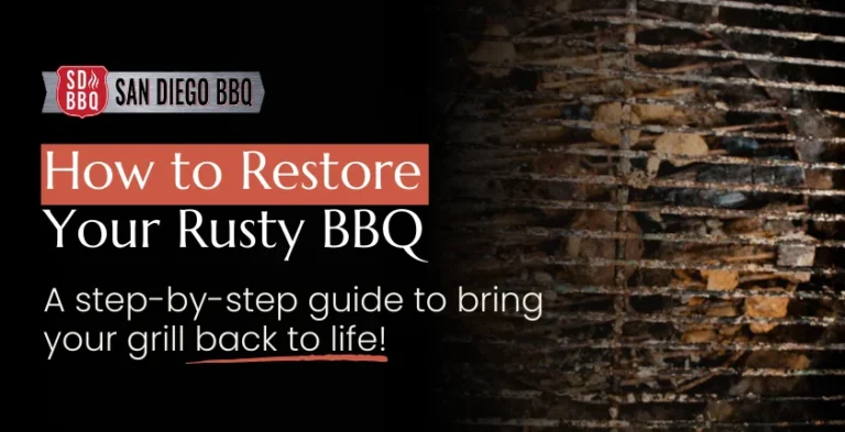 Step-by-step guide on restoring a rusty BBQ, from deep cleaning to protecting it from future rust.